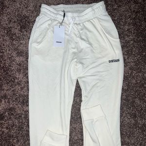 Brand NWT gymshark white Pippa training joggers